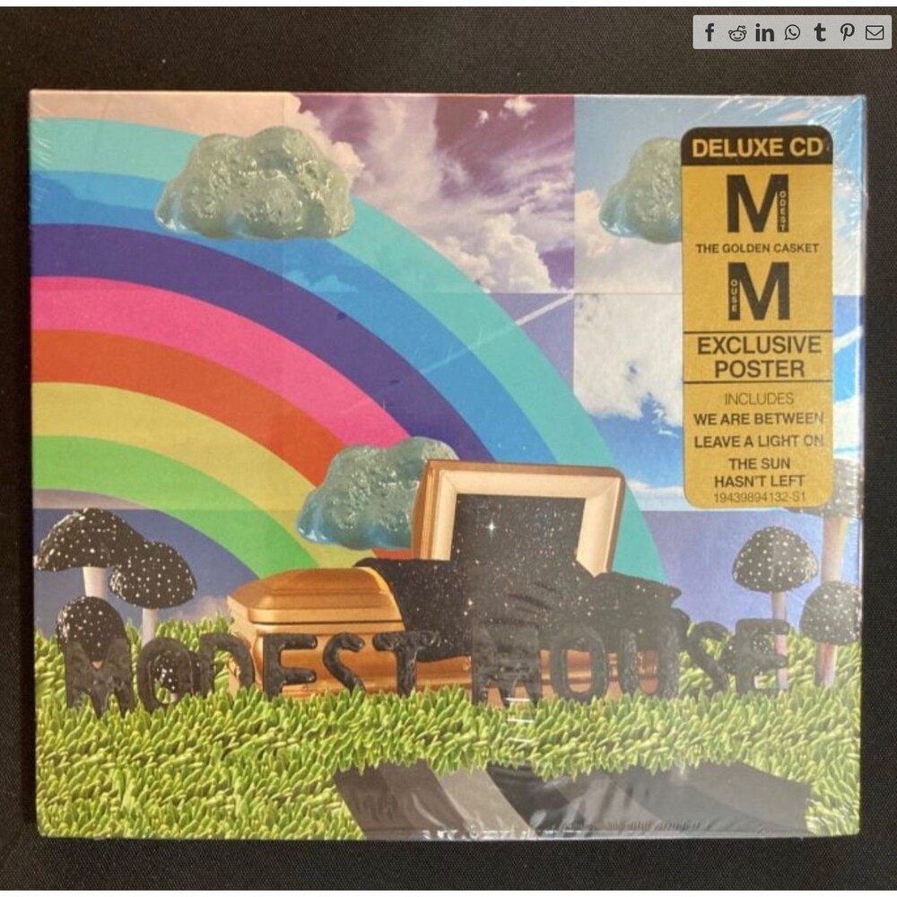 Modest Mouse The Golden Casket, Indie Exclusive Deluxe CD, Poster, Epic, 2021